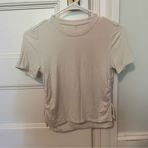 Lululemon side cinch ribbed t-shirt